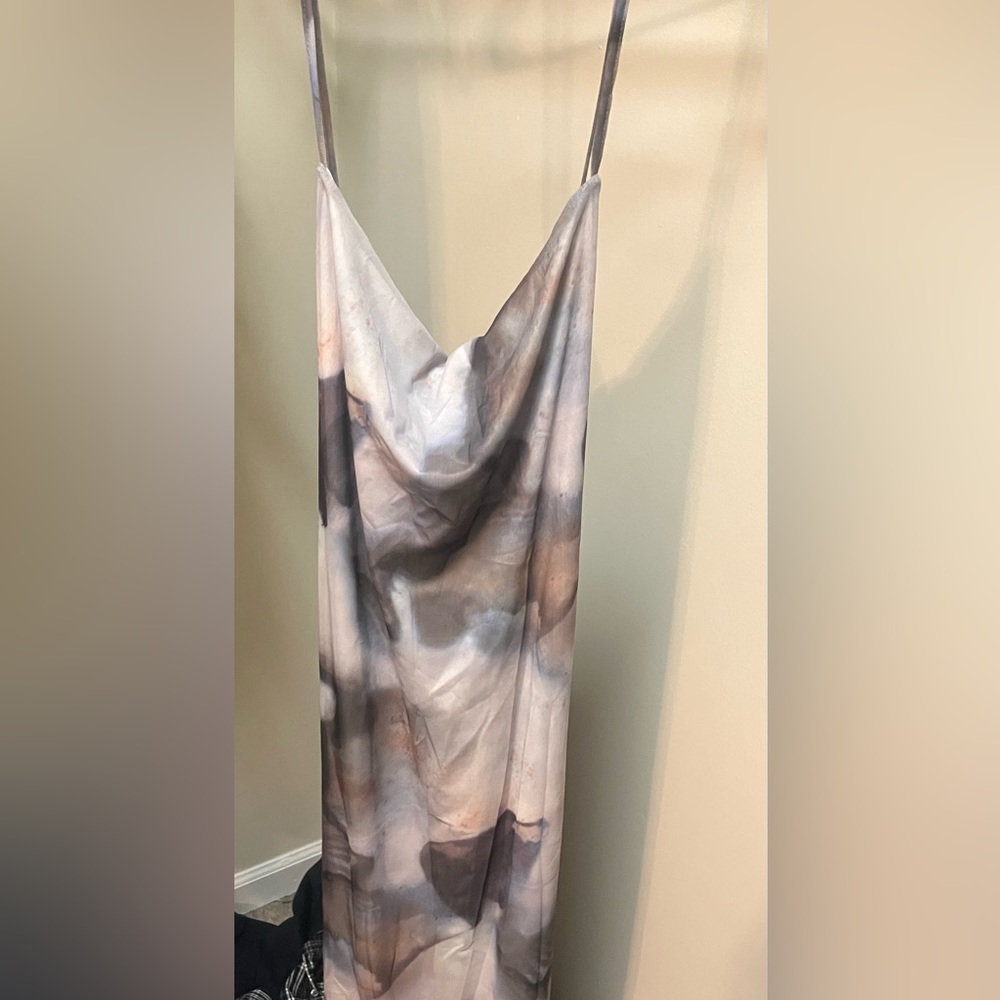SHEIN long tie dye dress